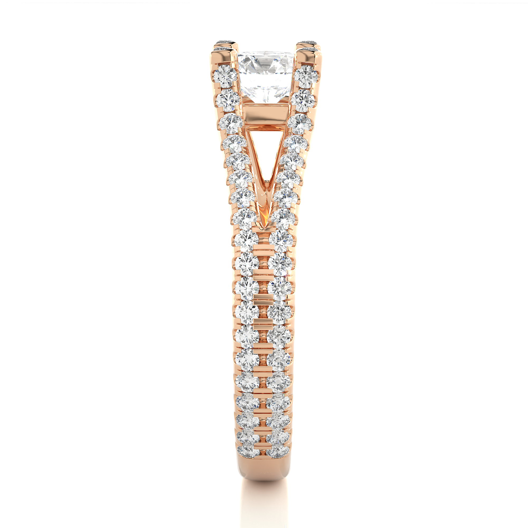 1.08 Carat G Color VS1 Clarity Diamond Studded Natural Diamond Ring.